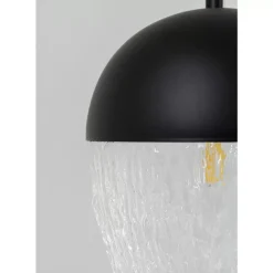 KARE Design Hangeleuchte Frozen Schwarz Matt O20Cm- Hängeleuchten