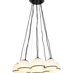 KARE Design Hangeleuchte Globes Schwarz- Hängeleuchten