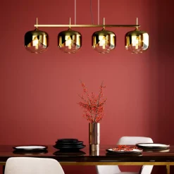KARE Design Hangeleuchte Golden Goblet Quattro O25Cm- Hängeleuchten