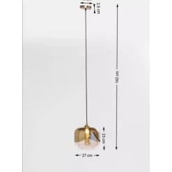 KARE Design Hangeleuchte Golden Goblet O25Cm- Hängeleuchten
