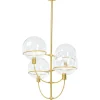 KARE Design Hangeleuchte Lantern 4Er Brass- Hängeleuchten