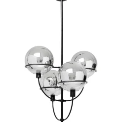 KARE Design Hangeleuchte Lantern 4Er Schwarz- Hängeleuchten