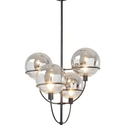 KARE Design Hangeleuchte Lantern 4Er Schwarz- Hängeleuchten