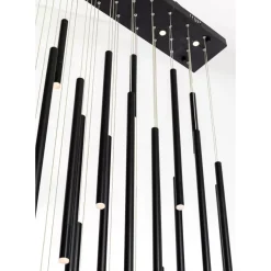 KARE Design Hangeleuchte Living Vegas Deluxe Schwarz Matt Led- Hängeleuchten