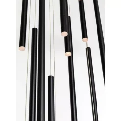 KARE Design Hangeleuchte Living Vegas Deluxe Schwarz Matt Led- Hängeleuchten
