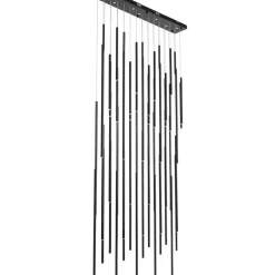 KARE Design Hangeleuchte Living Vegas Deluxe Schwarz Matt Led- Hängeleuchten