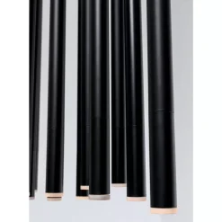 KARE Design Hangeleuchte Living Vegas Schwarz Matt Led 120Cm- Hängeleuchten