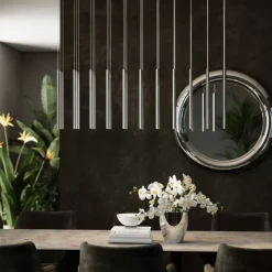 KARE Design Hangeleuchte Living Vegas Chrome Led- Hängeleuchten