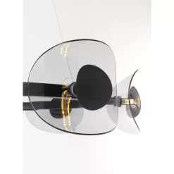 KARE Design Hangeleuchte Mariposa Schwarz Smoke O81Cm- Hängeleuchten