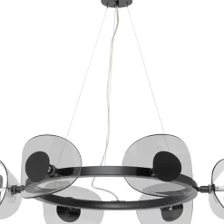 KARE Design Hangeleuchte Mariposa Schwarz Smoke O81Cm- Hängeleuchten