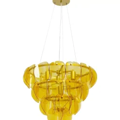 KARE Design Hangeleuchte Mariposa Three Circle Brass O60Cm- Hängeleuchten