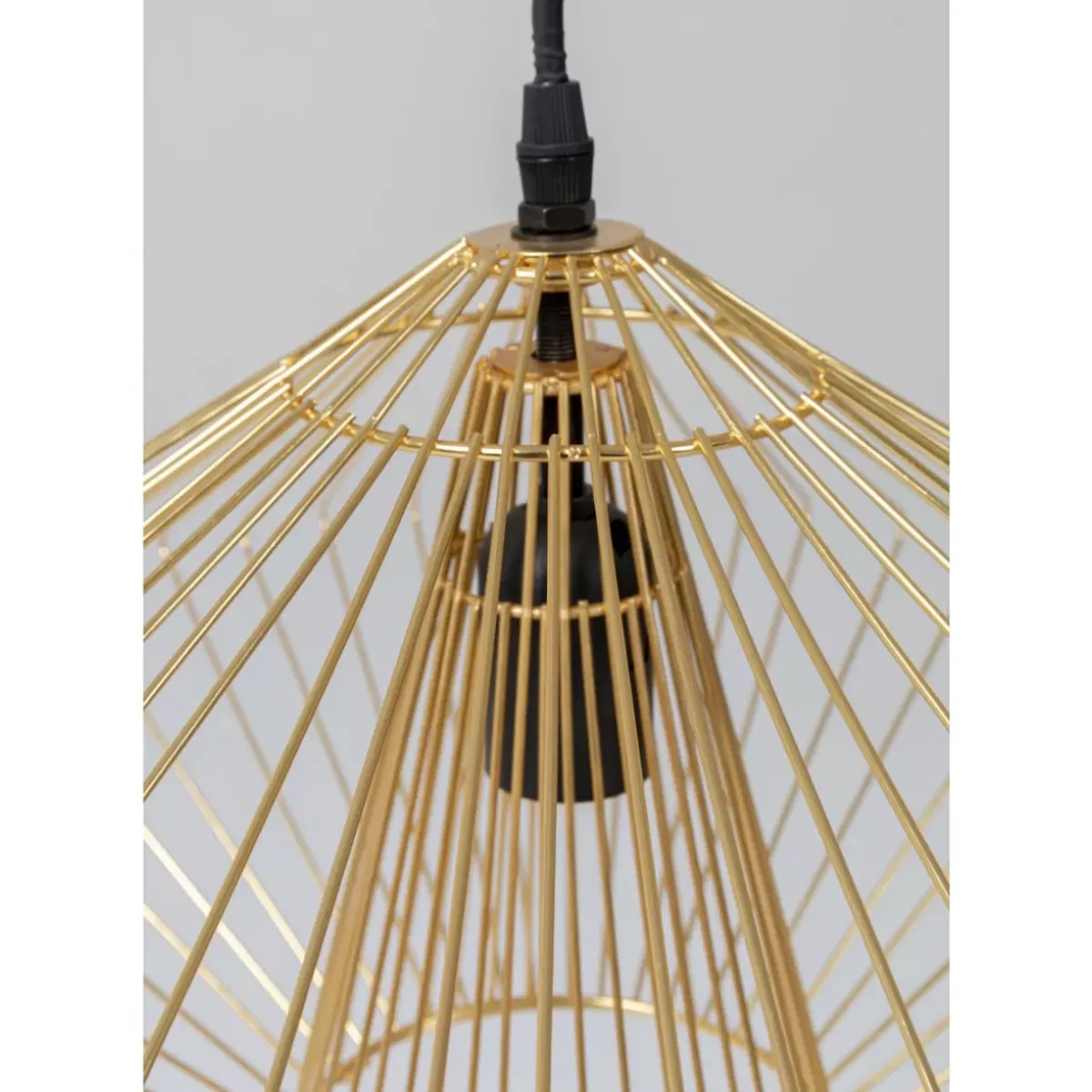KARE Design Hangeleuchte Modo Wire Round Gold- Hängeleuchten