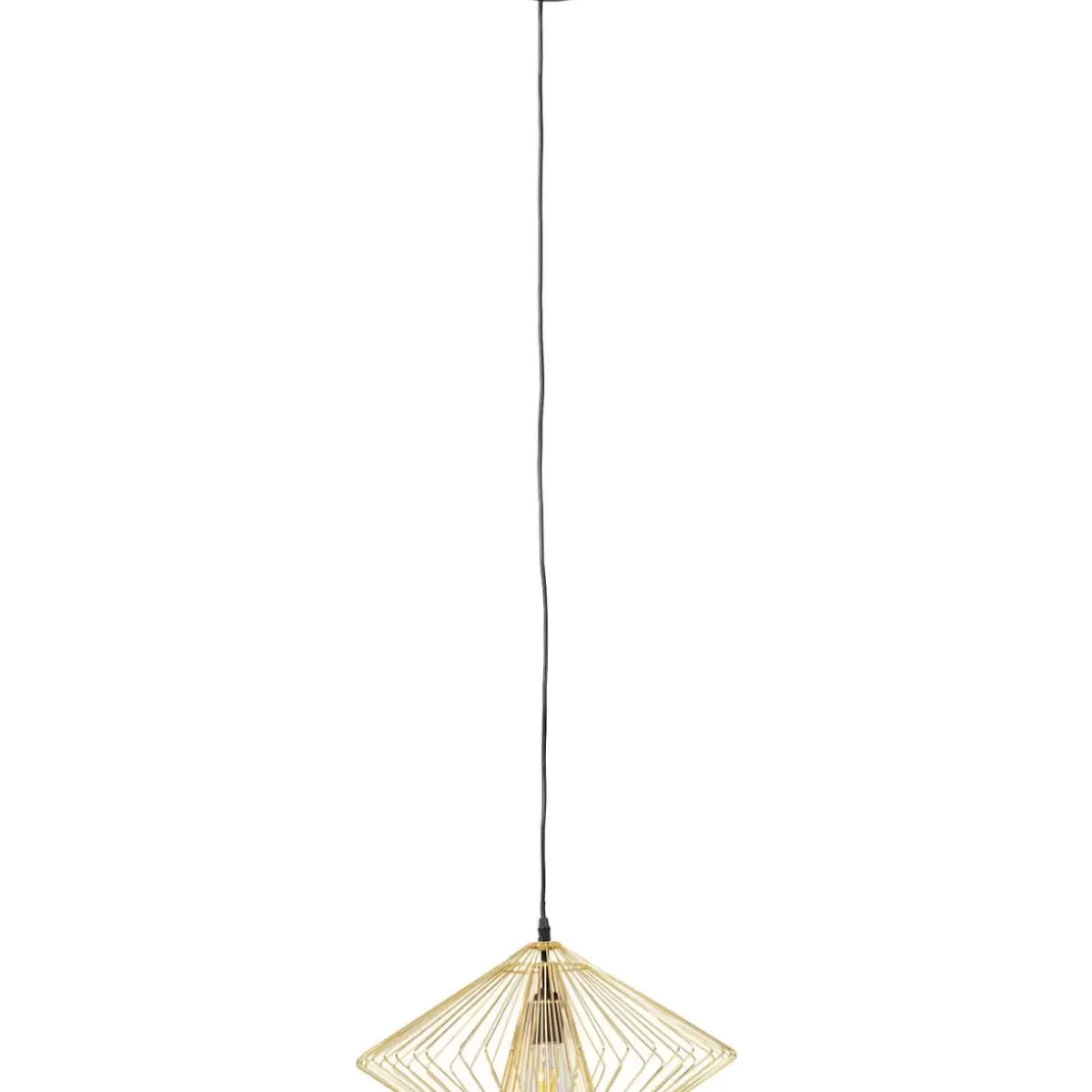 KARE Design Hangeleuchte Modo Wire Round Gold- Hängeleuchten