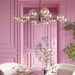 KARE Design Hangeleuchte Molecules 12- Hängeleuchten