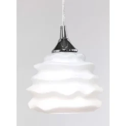 KARE Design Hangeleuchte Ruffle Dining Weis- Hängeleuchten