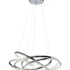 KARE Design Hangeleuchte Saturn Led Chrome Big- Hängeleuchten