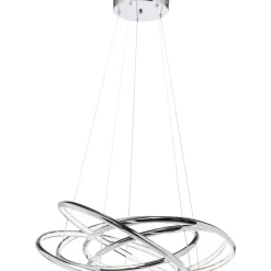 KARE Design Hangeleuchte Saturn Led Chrome Big- Hängeleuchten