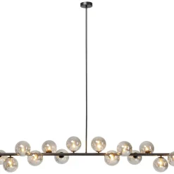 KARE Design Hangeleuchte Scala Balls Schwarz 150Cm- Hängeleuchten