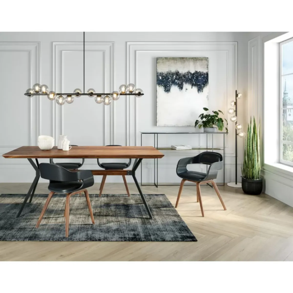 KARE Design Hangeleuchte Scala Balls Schwarz 150Cm- Hängeleuchten