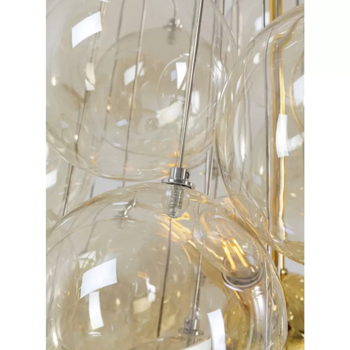 KARE Design Hangeleuchte Snowballs Amber O50Cm- Hängeleuchten