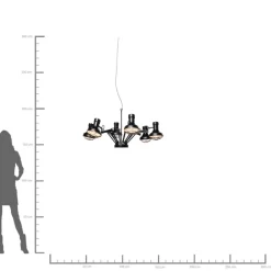 KARE Design Hangeleuchte Spider Multi 6Er- Hängeleuchten