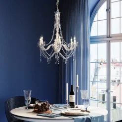 KARE Design Hangeleuchte Starlight Clear 6-Arm- Hängeleuchten