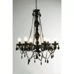 KARE Design Hangeleuchte Starlight Schwarz 6-Arm- Hängeleuchten