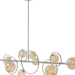 KARE Design Hangeleuchte Universe Chrom 110Cm- Hängeleuchten