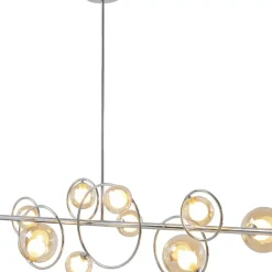 KARE Design Hangeleuchte Universe Chrom 110Cm- Hängeleuchten