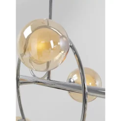 KARE Design Hangeleuchte Universe Chrom 110Cm- Hängeleuchten