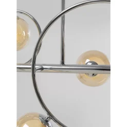 KARE Design Hangeleuchte Universe Chrom 110Cm- Hängeleuchten