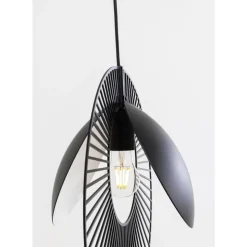 KARE Design Hangeleuchte Wire Schwarz O45Cm- Hängeleuchten