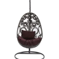 KARE Design Hangesessel Ibiza Braun- Outdoormöbel