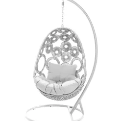 KARE Design Hangesessel Ibiza Weiss- Outdoormöbel