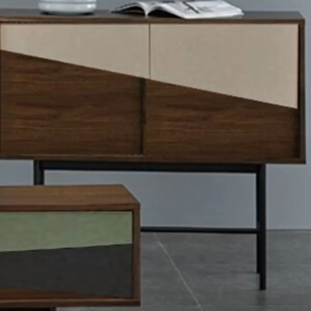 KARE Design Highboard Lamello Colore 110X95Cm- Kommoden & Sideboards