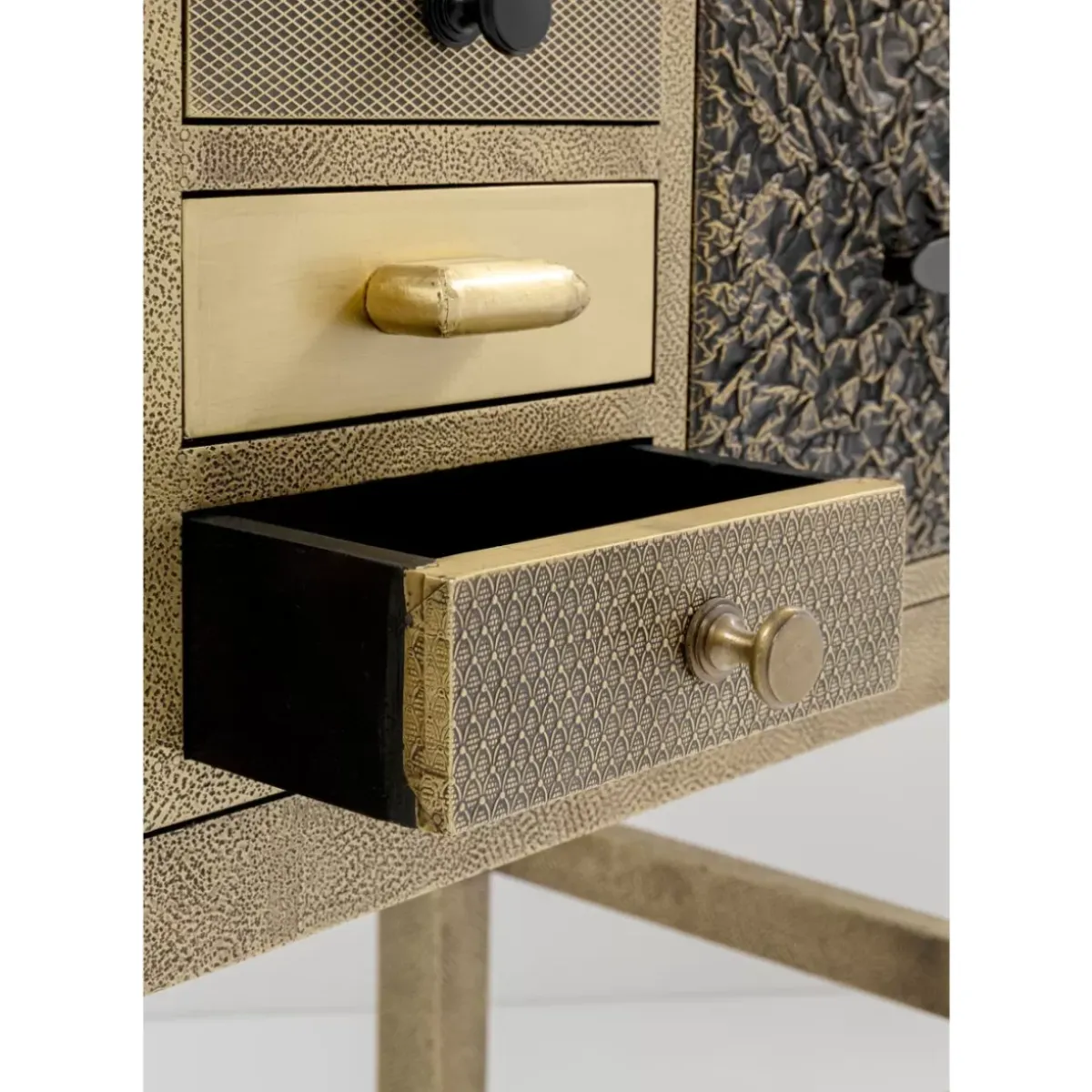 KARE Design Hochkommode Chalet Gold 13 Schube- Kommoden & Sideboards