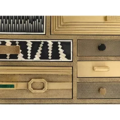 KARE Design Hochkommode Chalet Gold 13 Schube- Kommoden & Sideboards