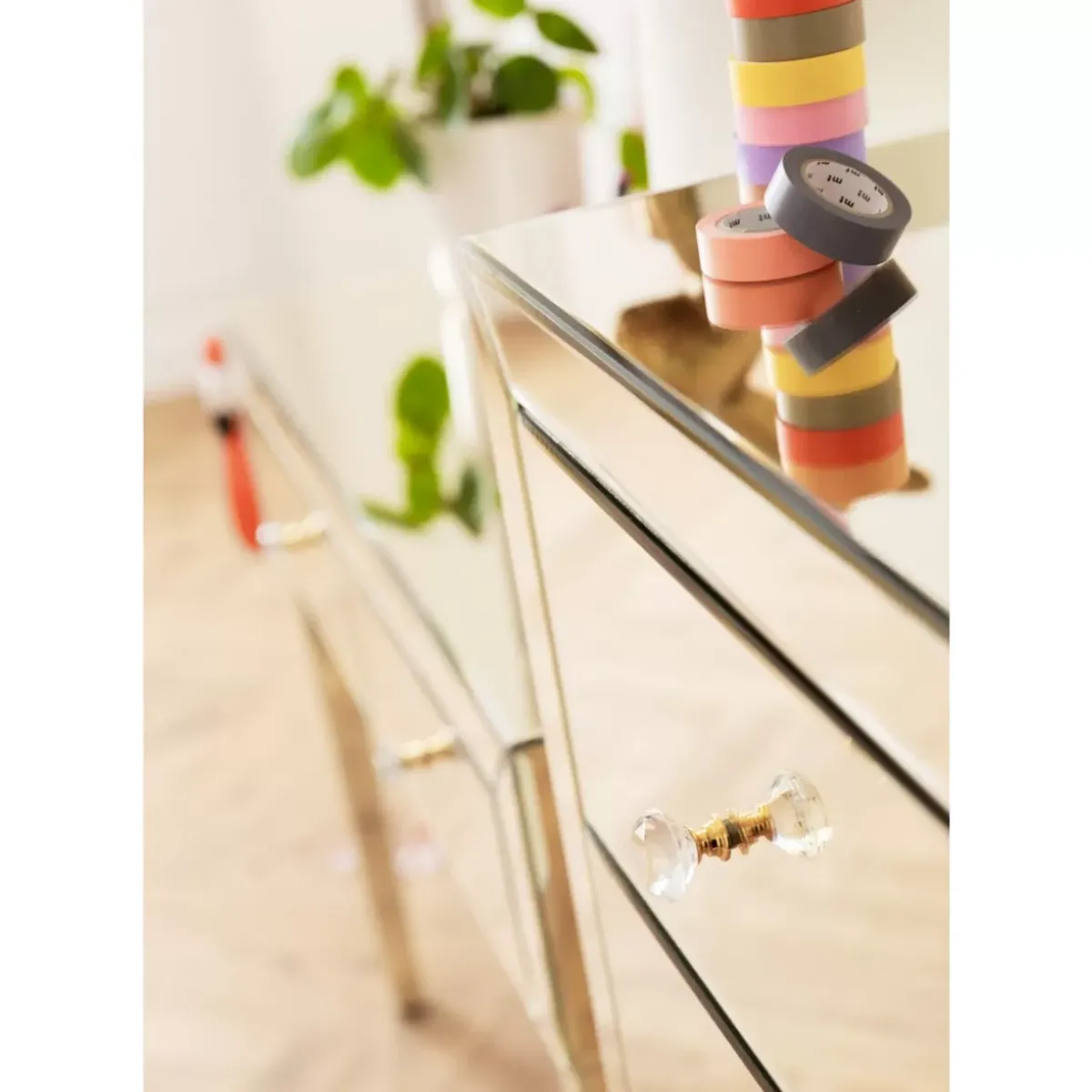 KARE Design Hochkommode Luxury Champagne 5 Schube- Kommoden & Sideboards