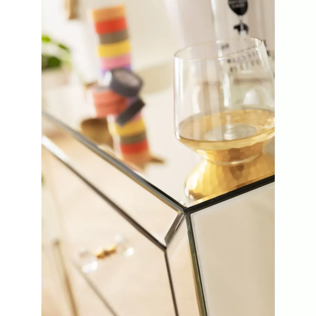 KARE Design Hochkommode Luxury Champagne 5 Schube- Kommoden & Sideboards