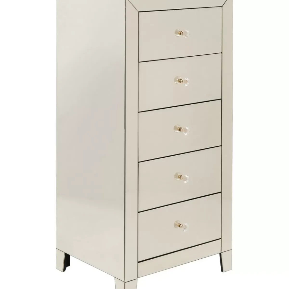 KARE Design Hochkommode Luxury Champagne 5 Schube- Kommoden & Sideboards
