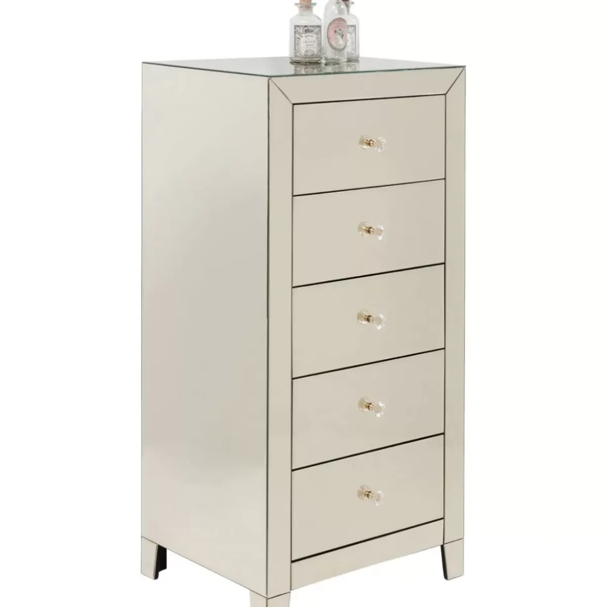 KARE Design Hochkommode Luxury Champagne 5 Schube- Kommoden & Sideboards