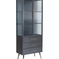 KARE Design Hochschrank La Gomera 2 Turen 3 Schube- Regale