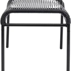 KARE Design Hocker Acapulco Schwarz- Outdoormöbel