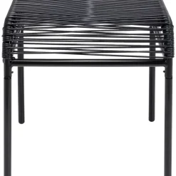 KARE Design Hocker Acapulco Schwarz- Outdoormöbel
