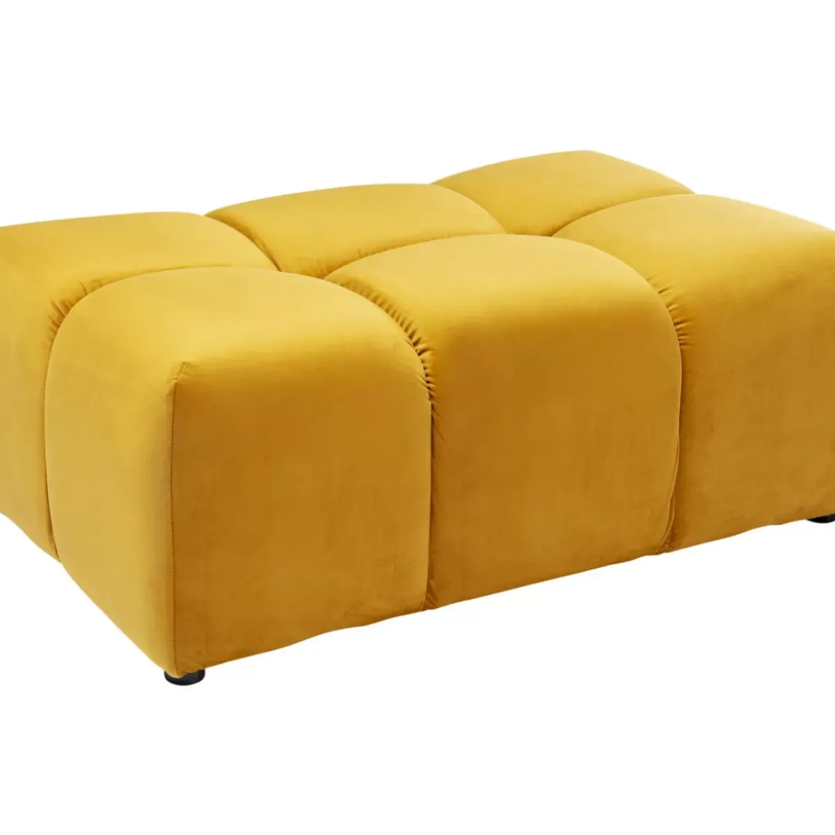 KARE Design Hocker Belami Velvet Amber 105X70Cm- Sitzbänke
