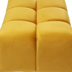 KARE Design Hocker Belami Velvet Amber 105X70Cm- Sitzbänke