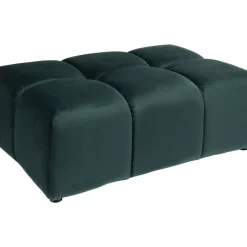 KARE Design Hocker Belami Velvet Dunkelgrun 105X70Cm- Sitzbänke