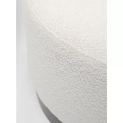 KARE Design Hocker Cherry Boucle Creme Smoke O55Cm- Sitzbänke