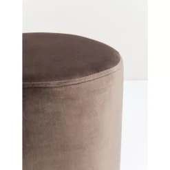 KARE Design Hocker Cherry Braun Brass O35Cm- Sitzbänke