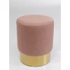 KARE Design Hocker Cherry Lina Rose Brass O35Cm- Sitzbänke